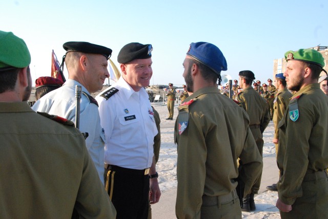 Perkins travels to Israel to discuss shared challenges, interests with IDF