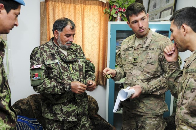 4th Infantry Division medical officers help ANSF develop sustainable medical practices