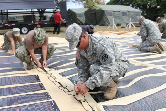 Army-green gets greener: USARPAC Soldiers test clean energy sources during RIMPAC