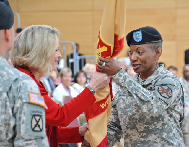 Celebrating German-American relations during USAG Wiesbaden change of command