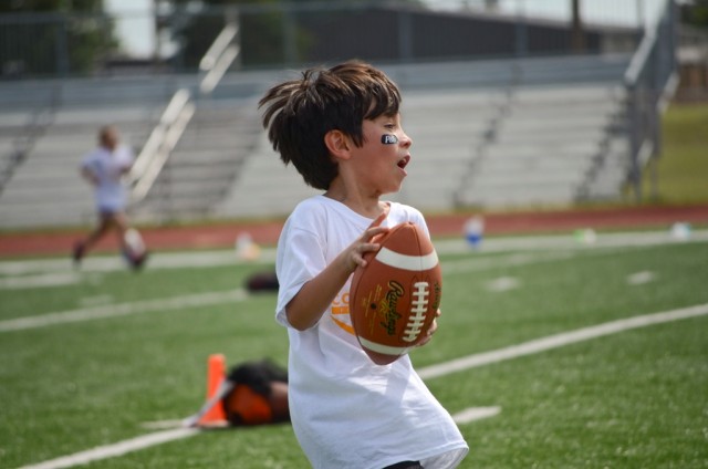 Cortez Allen Football ProCamp at Fort Campbell
