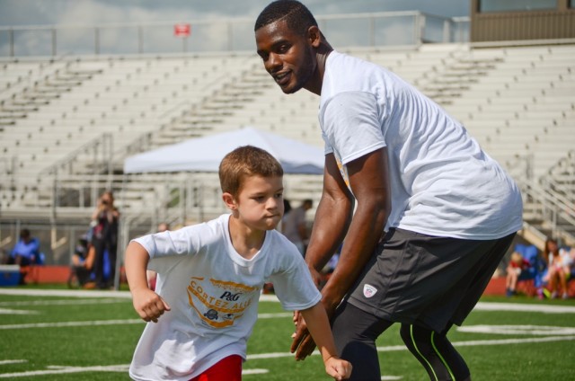Cortez Allen Football ProCamp at Fort Campbell