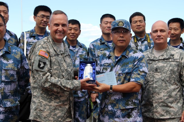 Tripler and PLA leaders participate in cultural exchange