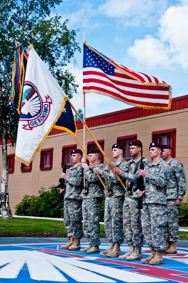 Blue Geronimo inducts honorary command sergeant major