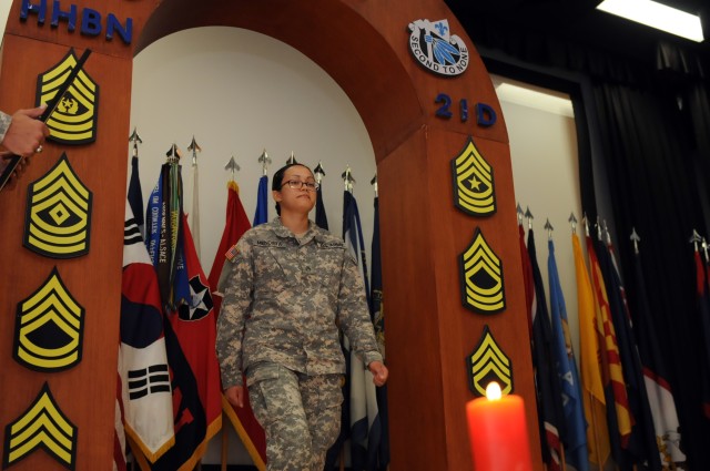 Tribe Battalion Conducts NCO Induction