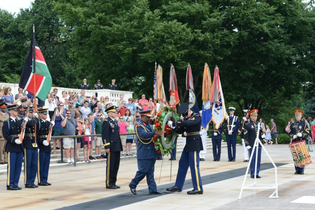 Kenyan Defense Chief honors the Fallen