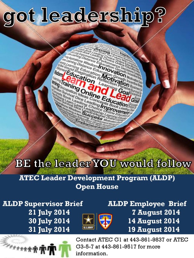 ATEC Leader Development Program (ALDP) Open House