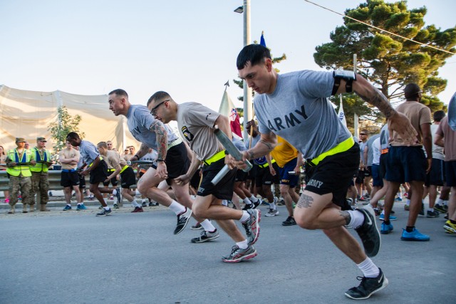 Deployed MPs honor fallen comrades with run