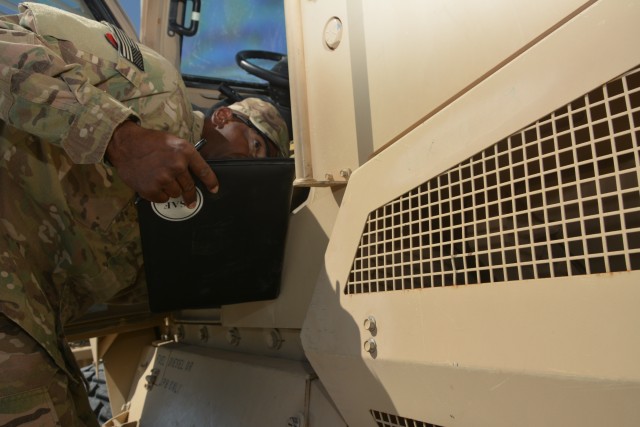 3-401st AFSBn preps vehicles for loan to Afghan National Security Forces