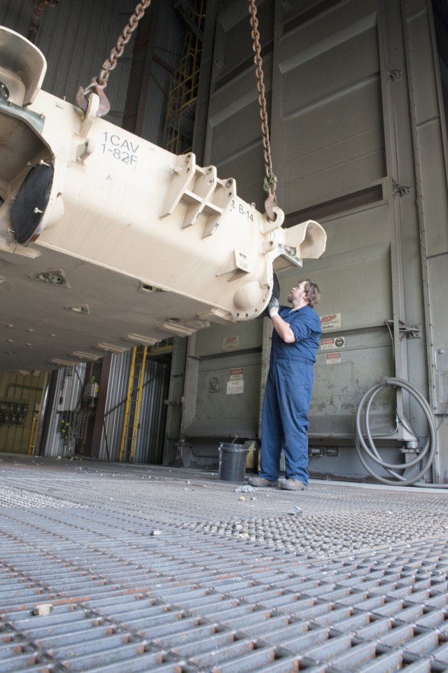 Cleaning hulls a blast on depot