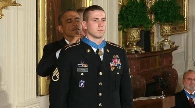 Ryan Pitts Medal of Honor ceremony