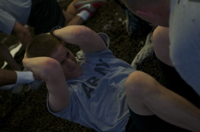 Soldiers Compete in the Thunder Fitness Challenge