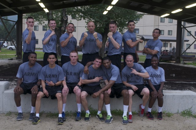 Soldiers Compete in the Thunder Fitness Challenge