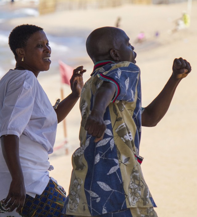 Exercise participants take well-deserved 'Cultural Day' off