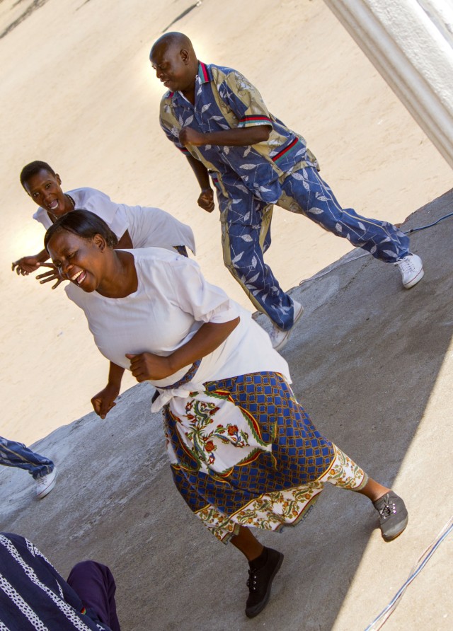 Exercise participants take well-deserved 'Cultural Day' off