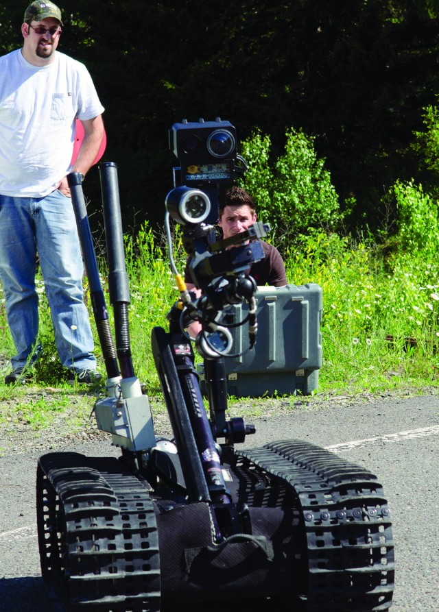 Man Transportable Robotic Systems testing underway at Tobyhanna