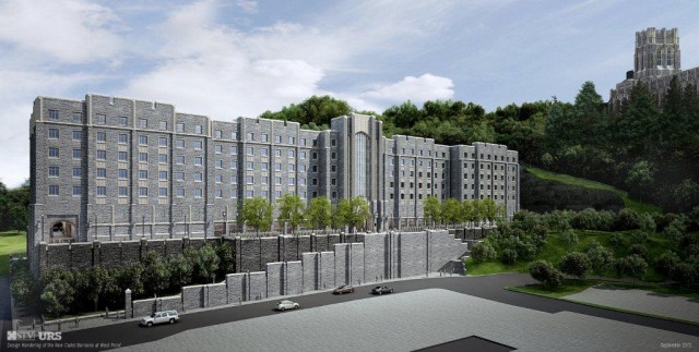 Rendering of New Cadet Barracks