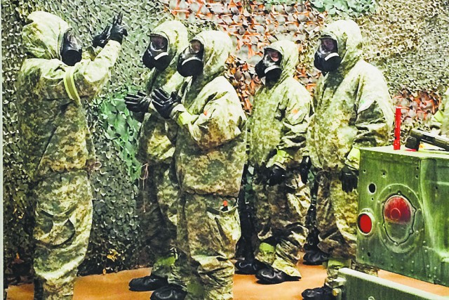 NG Soldiers train at Fort Leonard Wood's CDTF