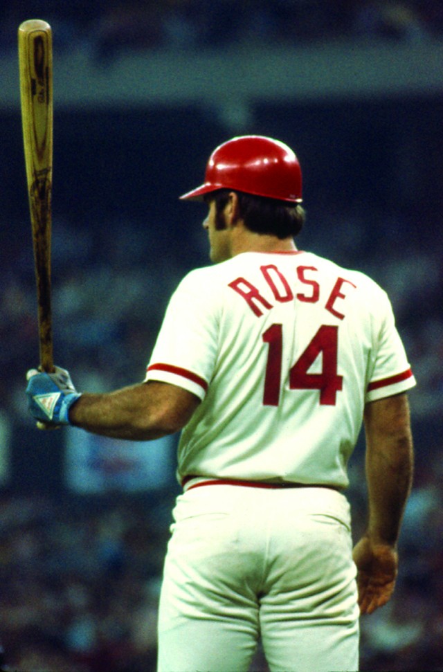 Rose at bat