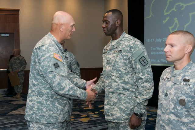 First Soldiers awarded the Army Instructor Badge