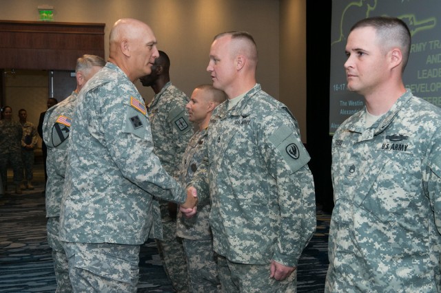 First Soldiers awarded the Army Instructor Badge