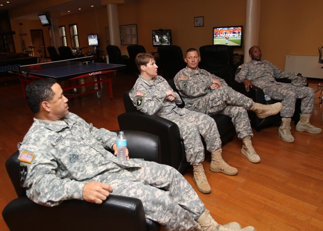 IMCOM commander, command sergeant major, visit Camp Zama