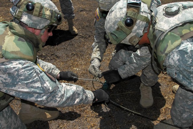 Army Reserve engineers practice demolition at WAREX