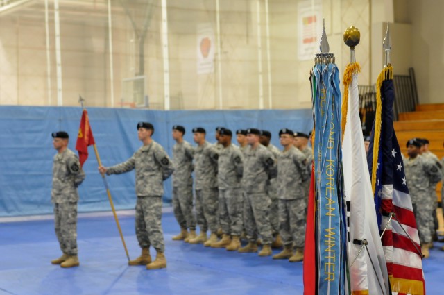 A Btry. 6-37 FA Regt. Change of Command Ceremony