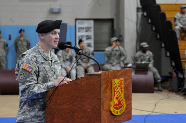 A Btry. 6-37 FA Regt. Change of Command Ceremony