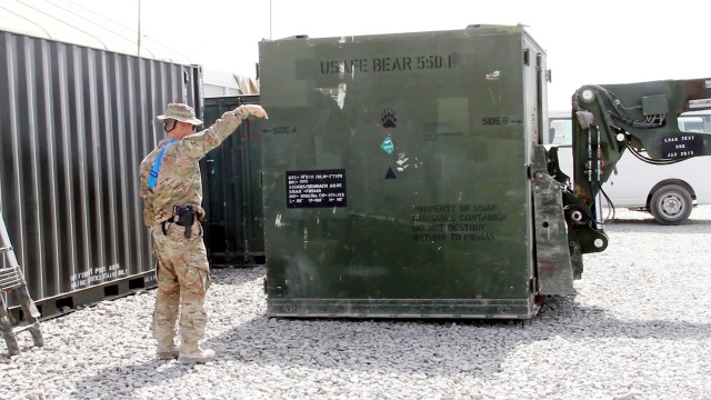 Kandahar Retro Sort Yard Aids Responsible Retrograde Mission in Afghanistan