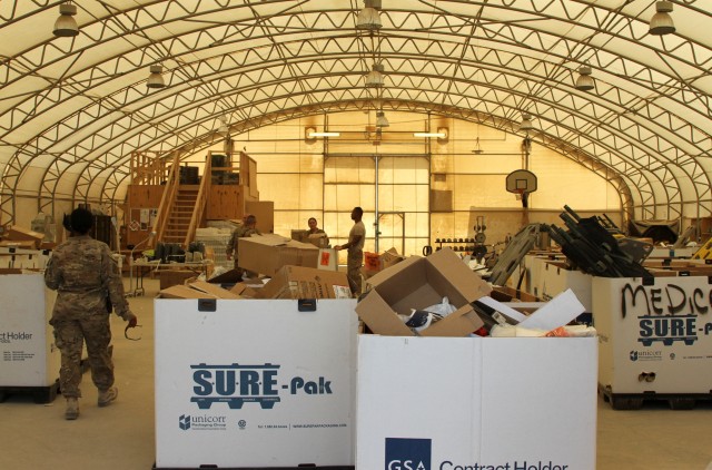 Kandahar Retro Sort Yard Aids Responsible Retrograde Mission in Afghanistan