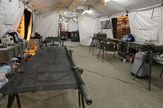 250th FST sets up portable hospital to demonstrate lifesaving capabilities