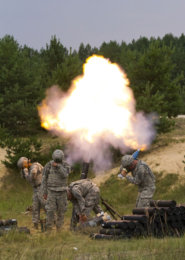 Paratroopers conduct missile, mortar live-fire exercise