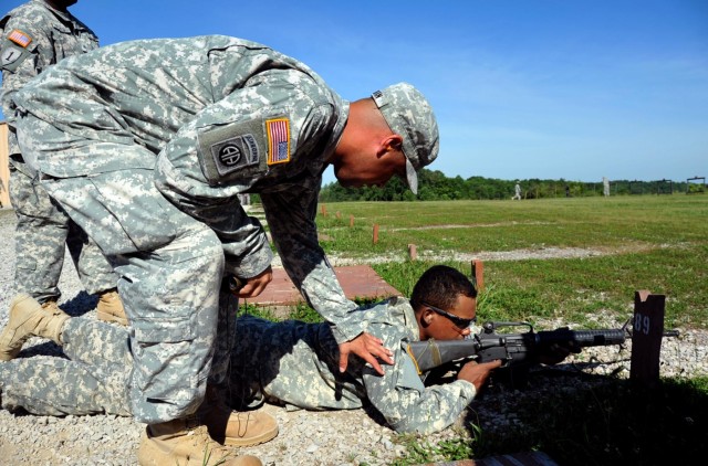 Cadets zero in on their targets, qualify on their rifles