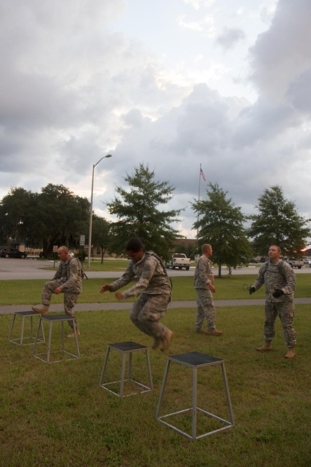 Commander's physical challenge builds teams, lifts morale