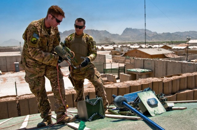 19th EWS Airmen tear down final weather tower in RC-South