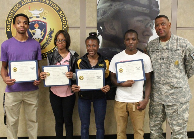 High school graduates help train future recruiters