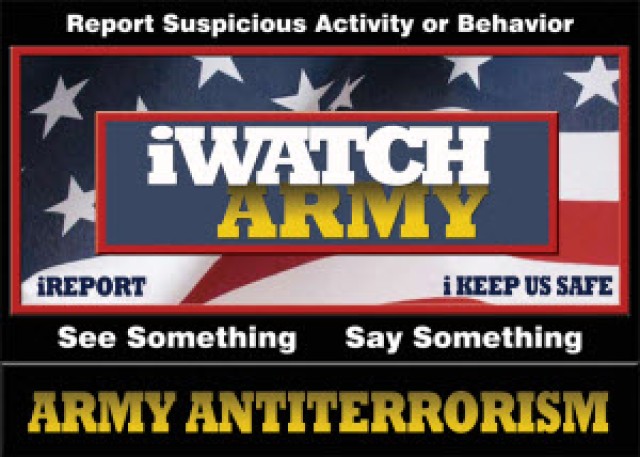 Antiterrorism Awareness Month: Army community must stay alert