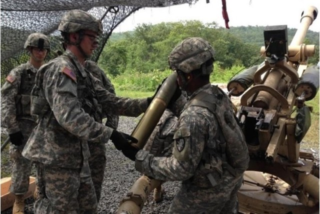 'Patriots' demonstrate field artillery operations to West Point cadets