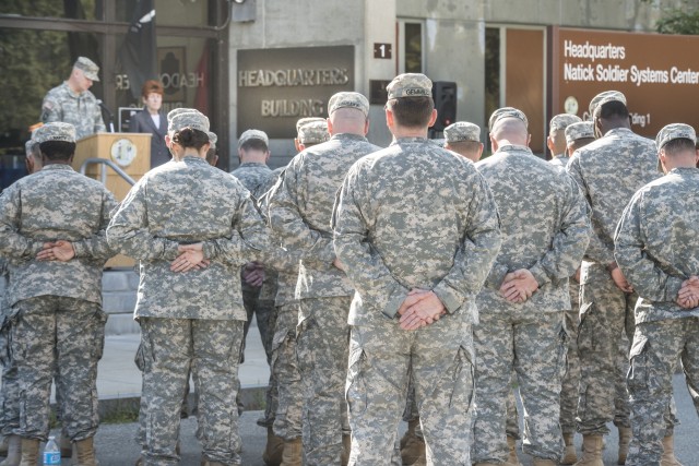 Natick observes moment of silence for Maj. Gen. Greene