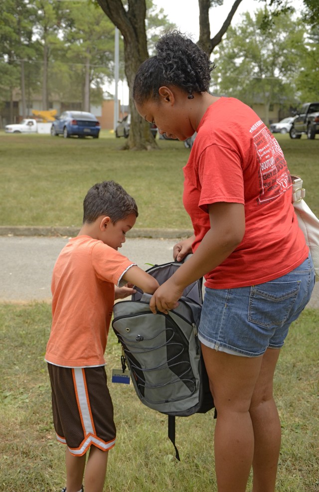 Tiny troop supply: Operation Homefront equips kids for school