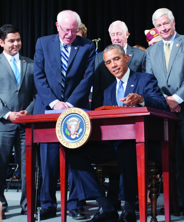 President signs veterans'bill