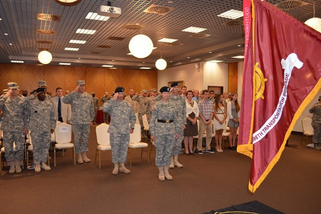 Dunbar takes command of 598th Transportation Brigade