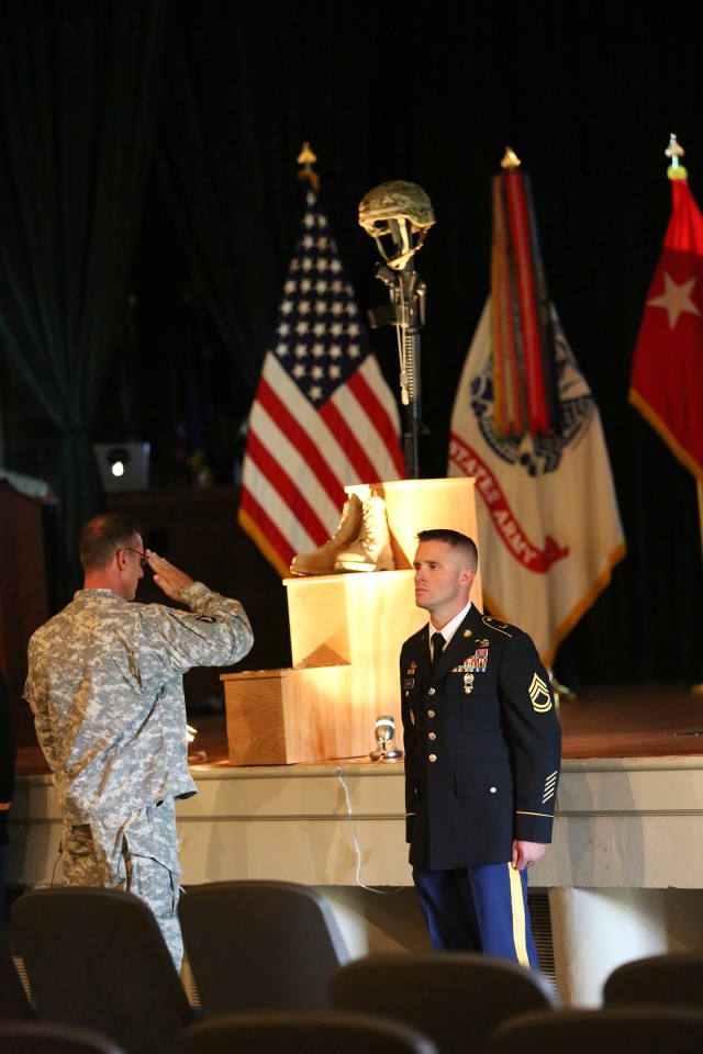 Major General Greene remembered as leader and hero during ceremony