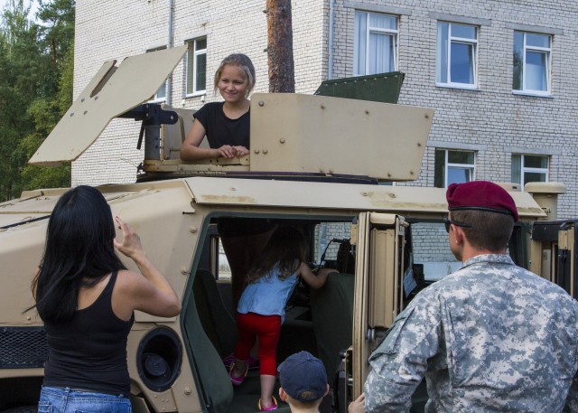 Latvian, US Soldiers celebrate local military history