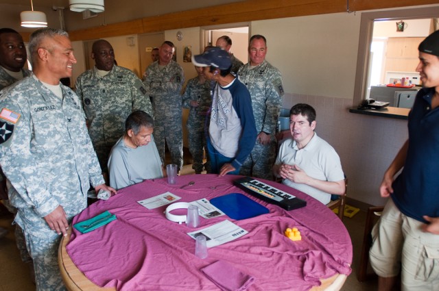 5th AR visits El Paso Living Center residents