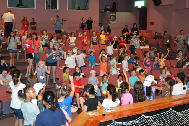 Camp Zama youth member experience 'Rainforest' adventures during Vacation Bible School 