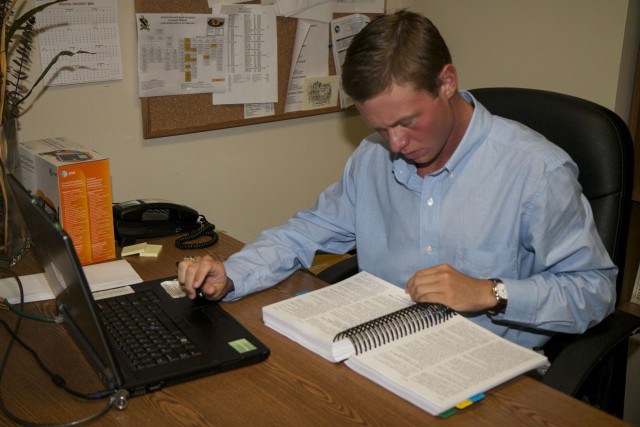 Aspiring litigator learns military law with the Cav