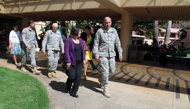Senator Hirono concludes visit with PRMC and TAMC leaders