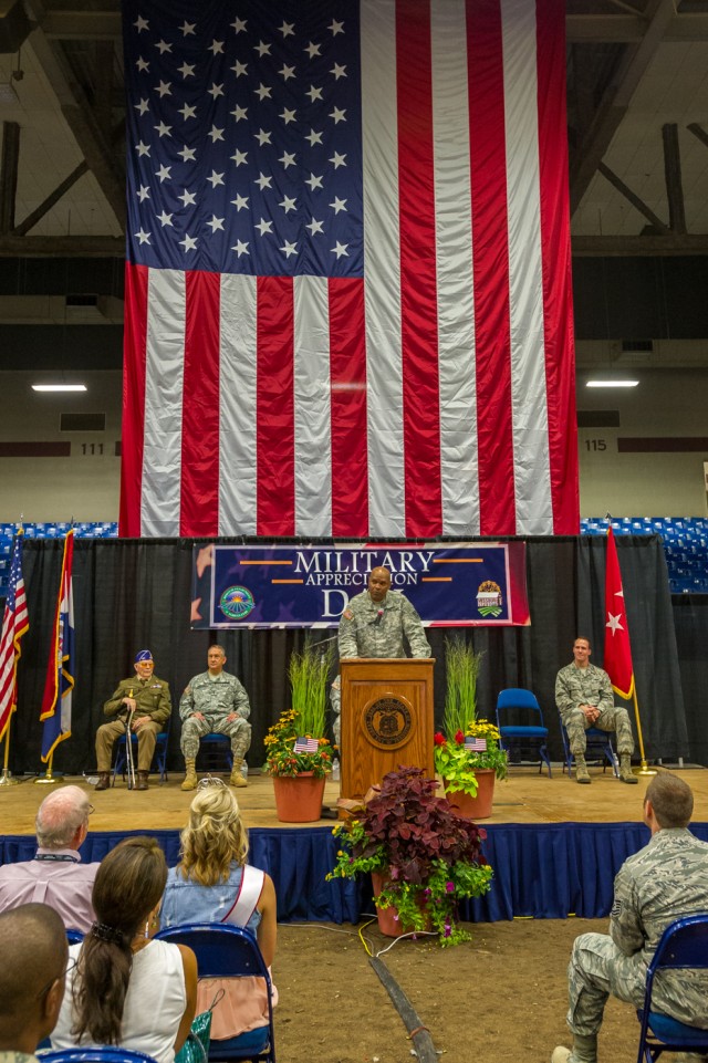 Military Appreciation Day at the 2014 Missouri State Fair